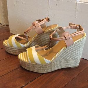 Coach wedge espadrilles sandals